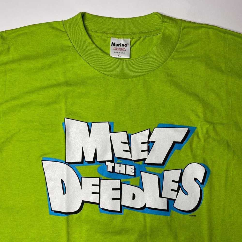 Vintage 90s MEET THE DEEDLES movie promo shirt - image 1