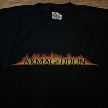 NWOT Vintage 90s 1998 Armageddon Movie Promo Tee … - image 1