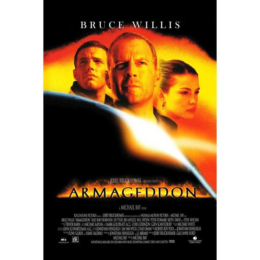 NWOT Vintage 90s 1998 Armageddon Movie Promo Tee … - image 6