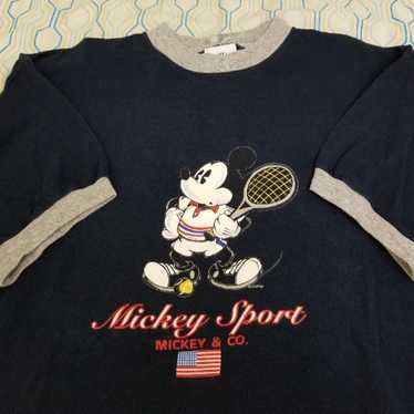 Vintage Disney Mickey Sport Ringer Shirt
