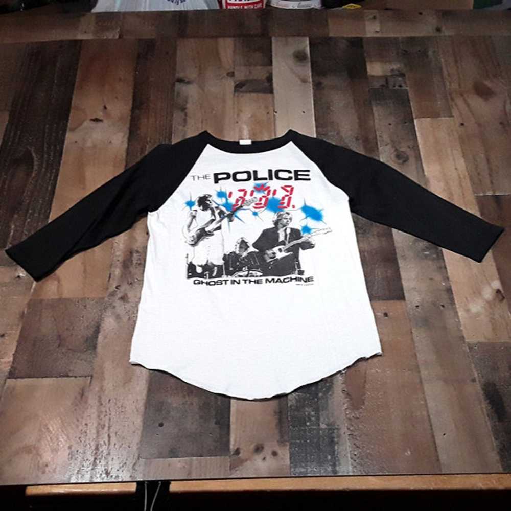 Vtg 80s The Police Ghost in the Machine T-Shirt 1… - image 1