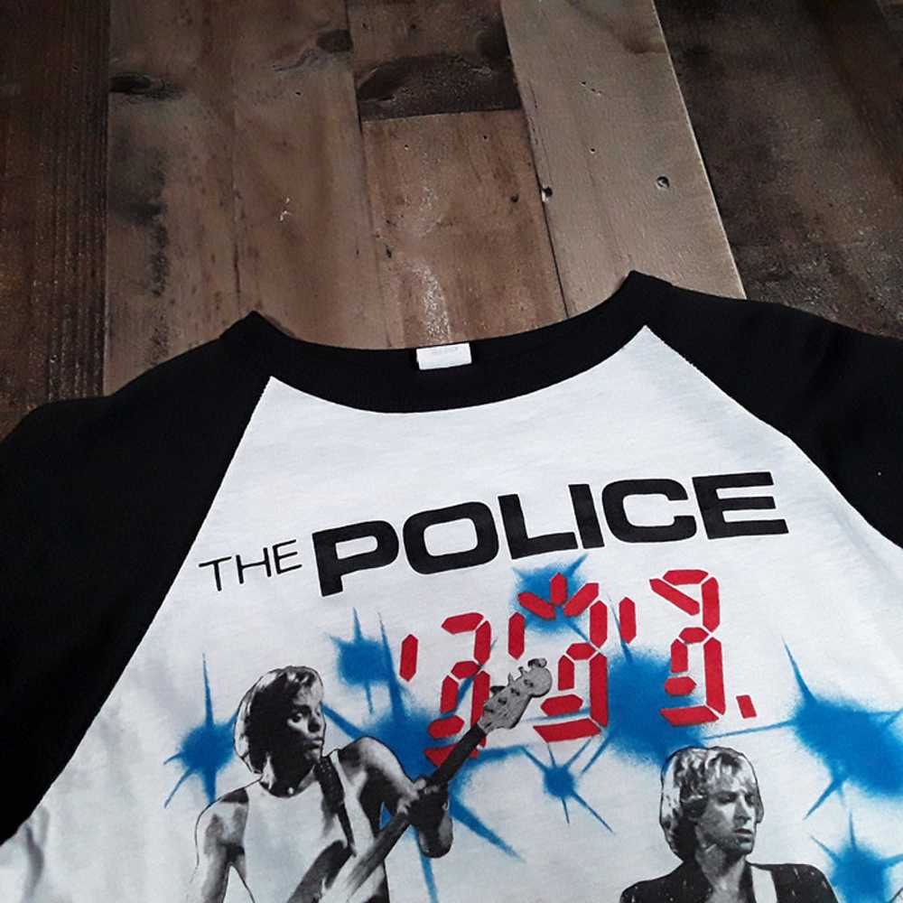Vtg 80s The Police Ghost in the Machine T-Shirt 1… - image 7