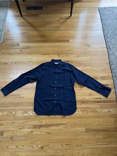 Burberry Navy Blue Burberry London Shirt Sz L - image 1