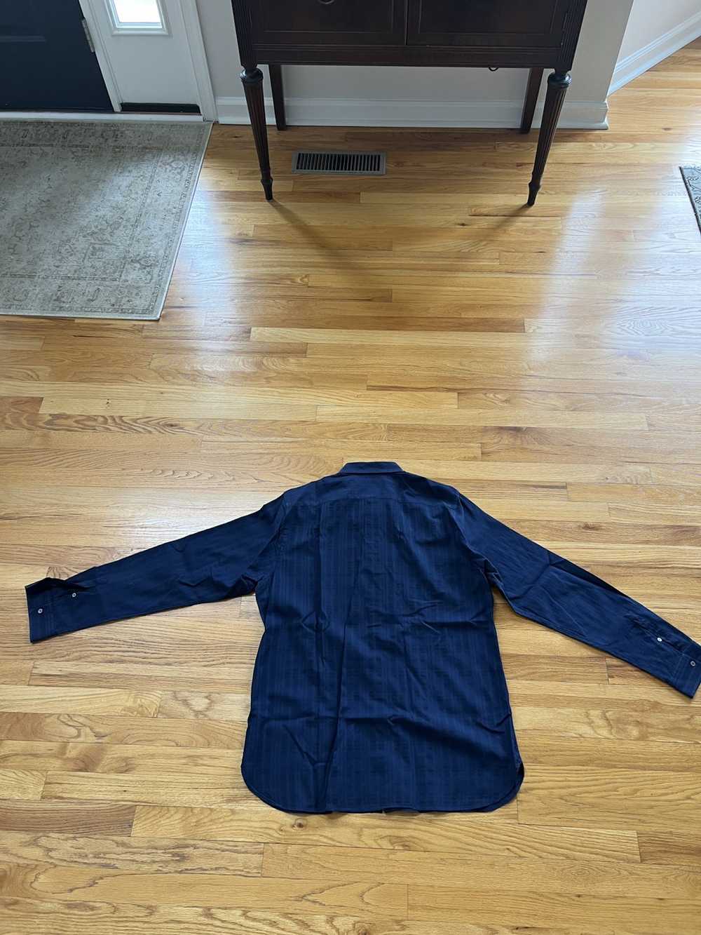 Burberry Navy Blue Burberry London Shirt Sz L - image 4