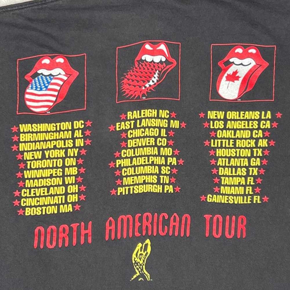 Vintage 1994-95 Rolling Stones Tour T-Shirt - image 4