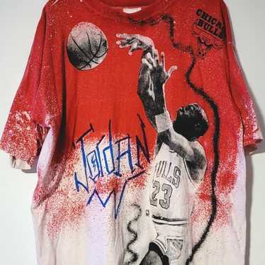 Vintage 90's Michael Jordan Chicago Bulls T Shirt… - image 1