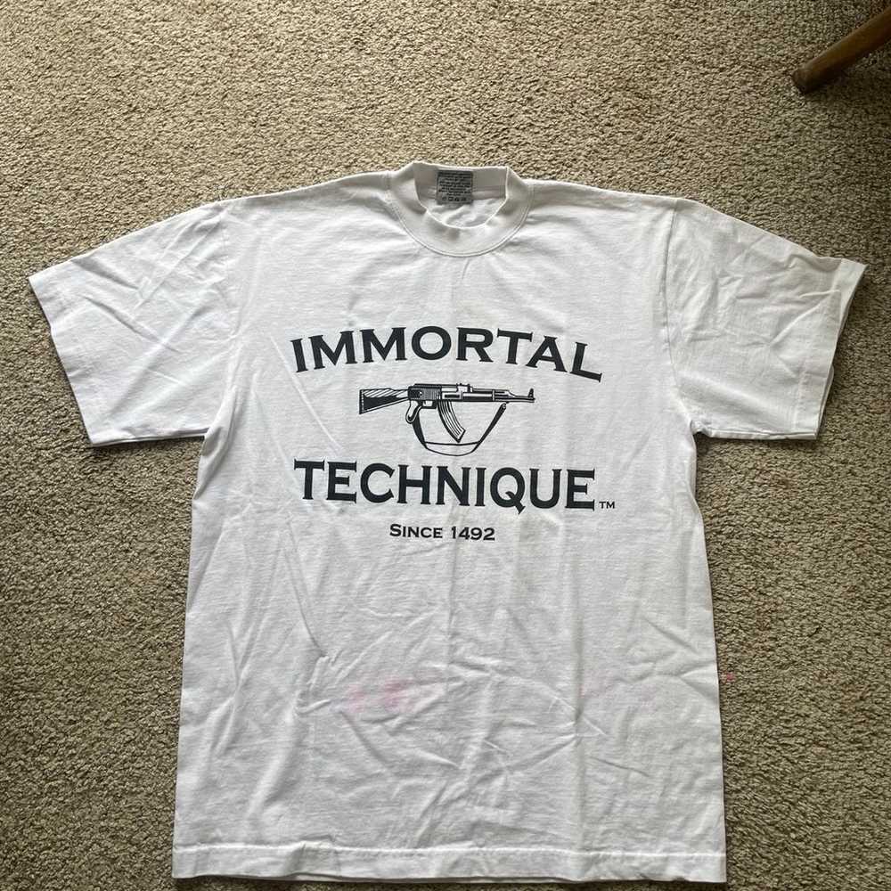 Rare Immortal Technique Signed T-Shirt - image 1