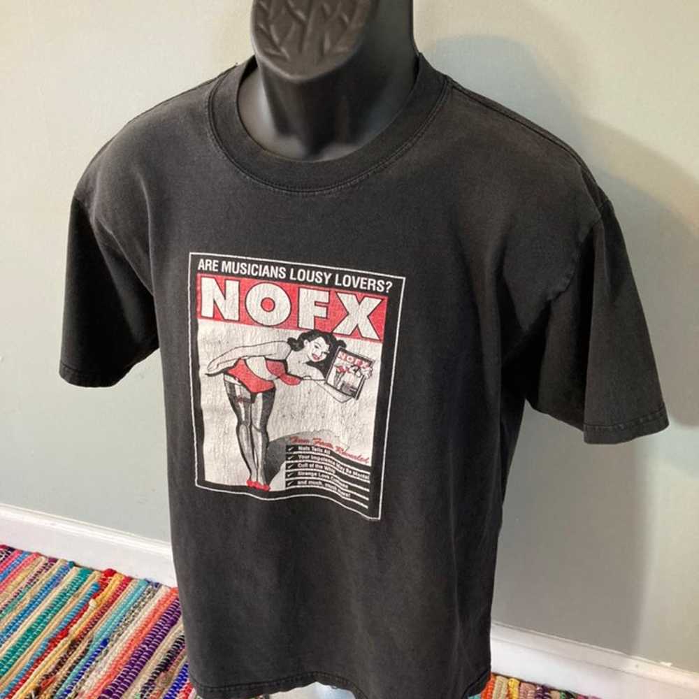 1998 NOFX Saved My Sex Life Shirt Vintage 90s Ban… - image 2