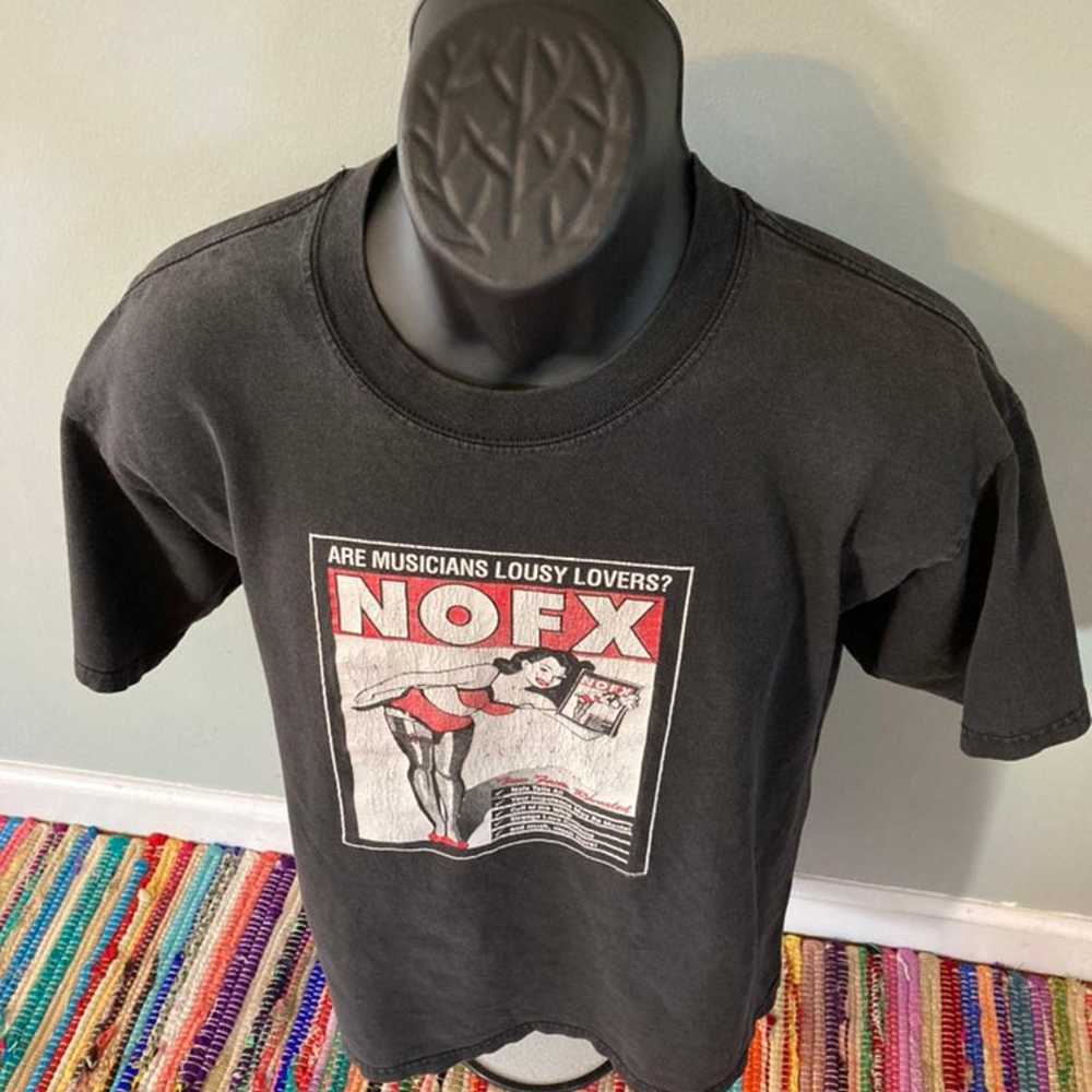 1998 NOFX Saved My Sex Life Shirt Vintage 90s Ban… - image 3