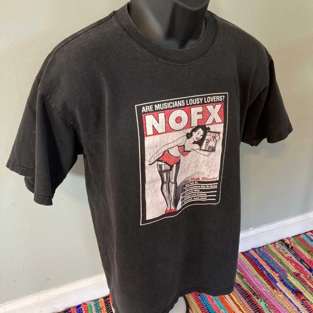 1998 NOFX Saved My Sex Life Shirt Vintage 90s Ban… - image 4