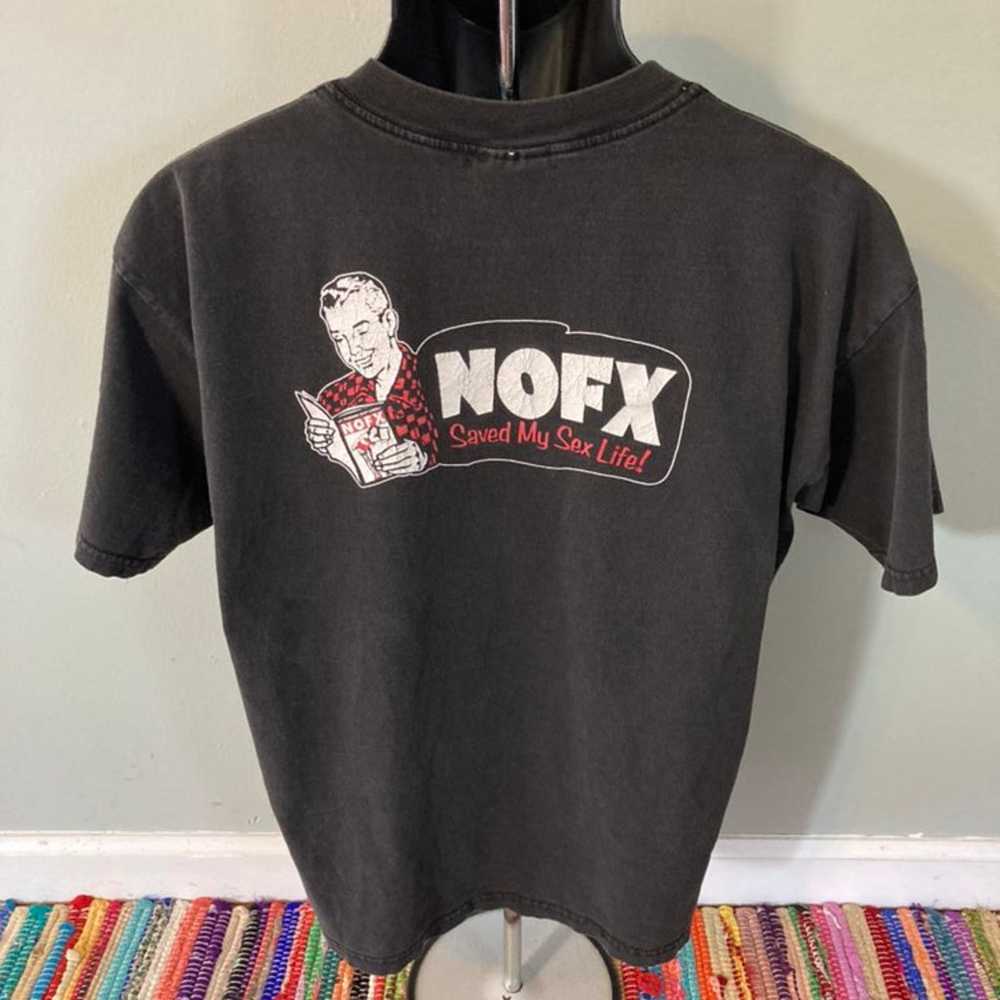 1998 NOFX Saved My Sex Life Shirt Vintage 90s Ban… - image 5