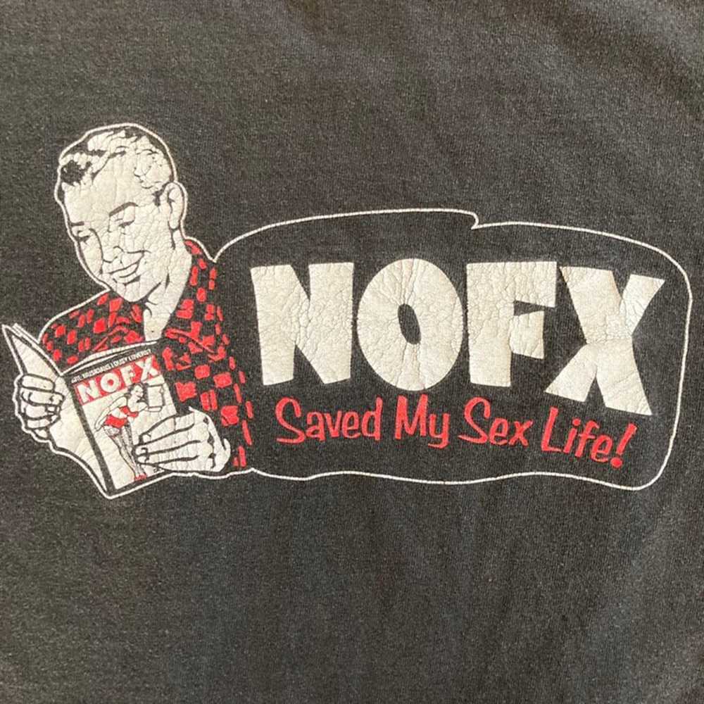 1998 NOFX Saved My Sex Life Shirt Vintage 90s Ban… - image 8