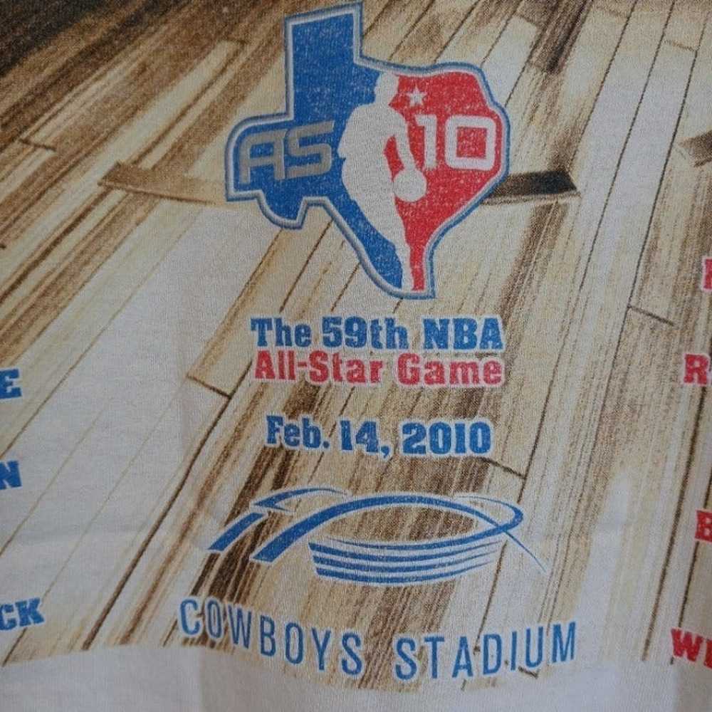 "RARE" ALL STAR NBA Dallas 2010 Shirt w/ Kobe Bry… - image 10