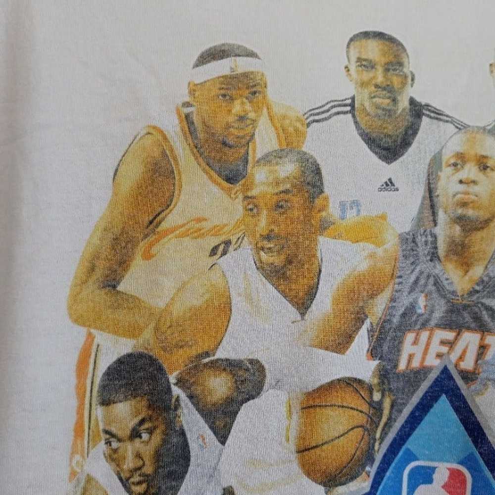 "RARE" ALL STAR NBA Dallas 2010 Shirt w/ Kobe Bry… - image 3