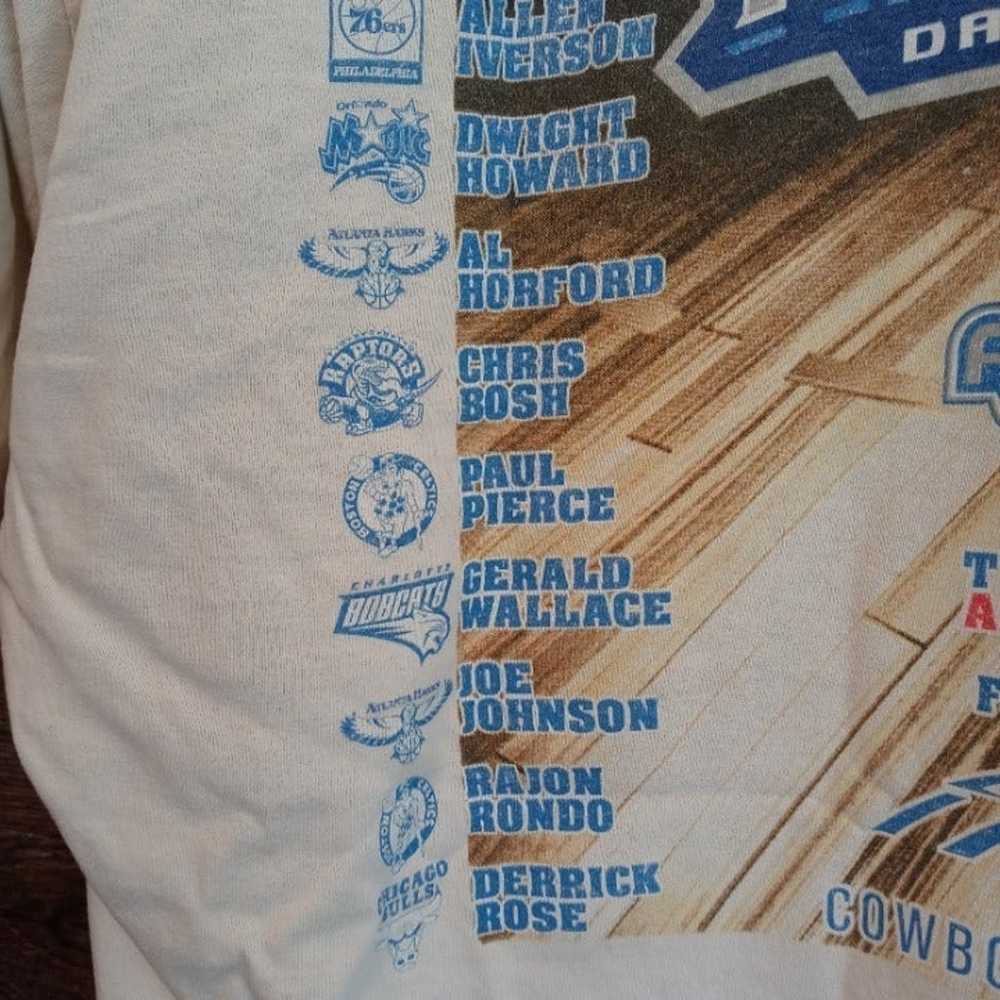 "RARE" ALL STAR NBA Dallas 2010 Shirt w/ Kobe Bry… - image 8