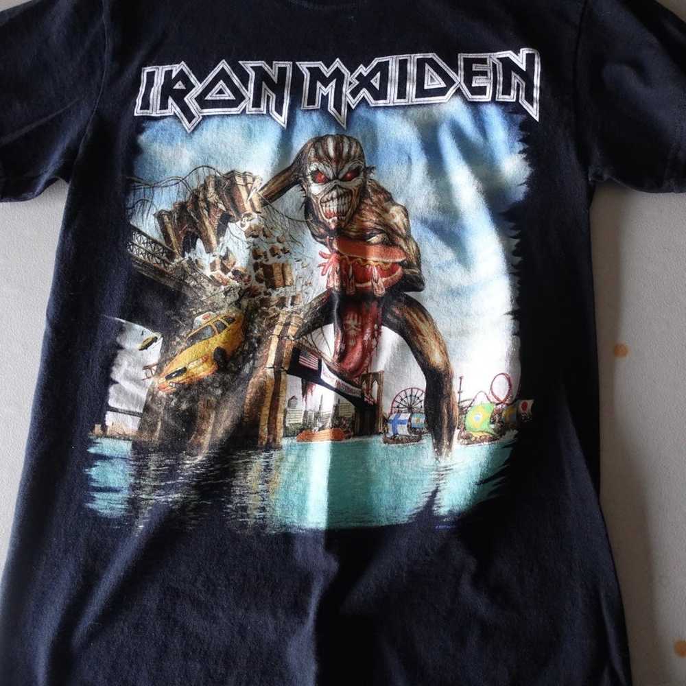 Iron Maiden womens small tour shirts - image 10