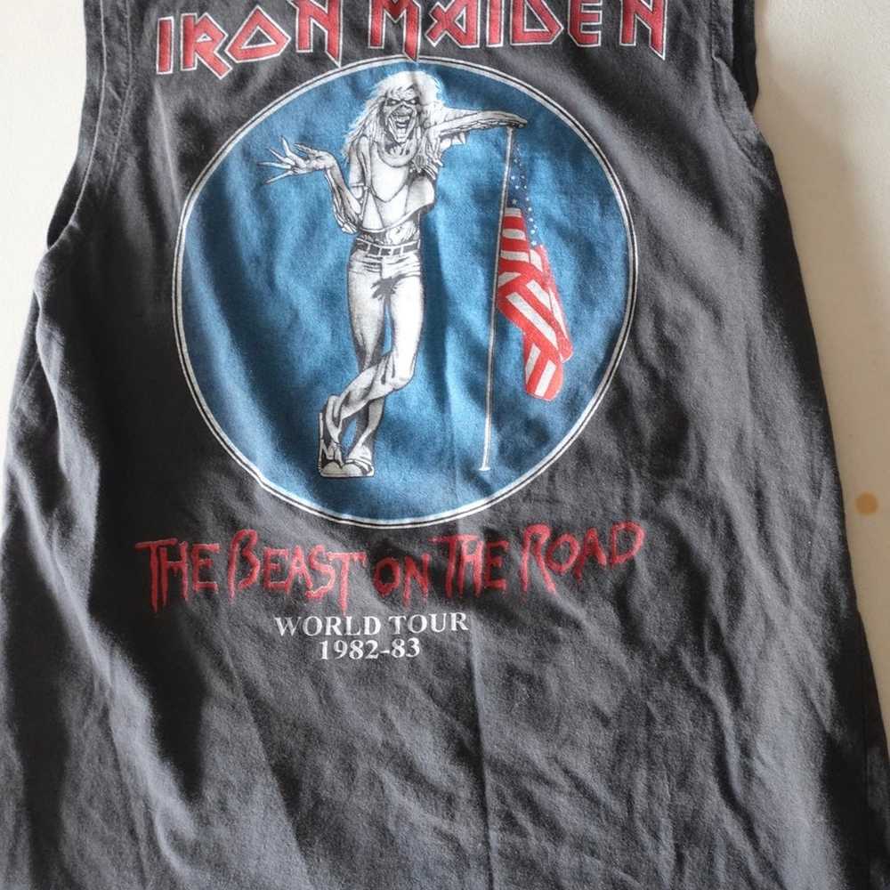 Iron Maiden womens small tour shirts - image 1