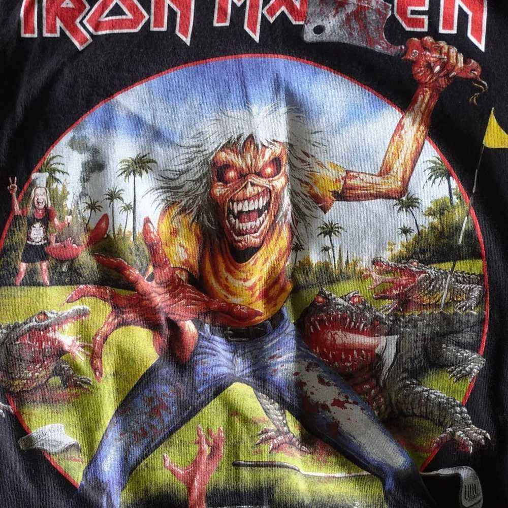 Iron Maiden womens small tour shirts - image 3