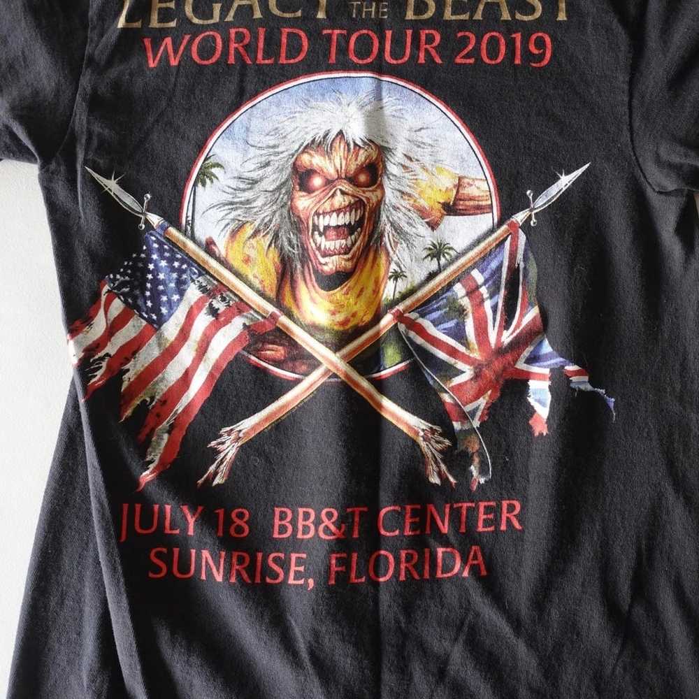 Iron Maiden womens small tour shirts - image 4