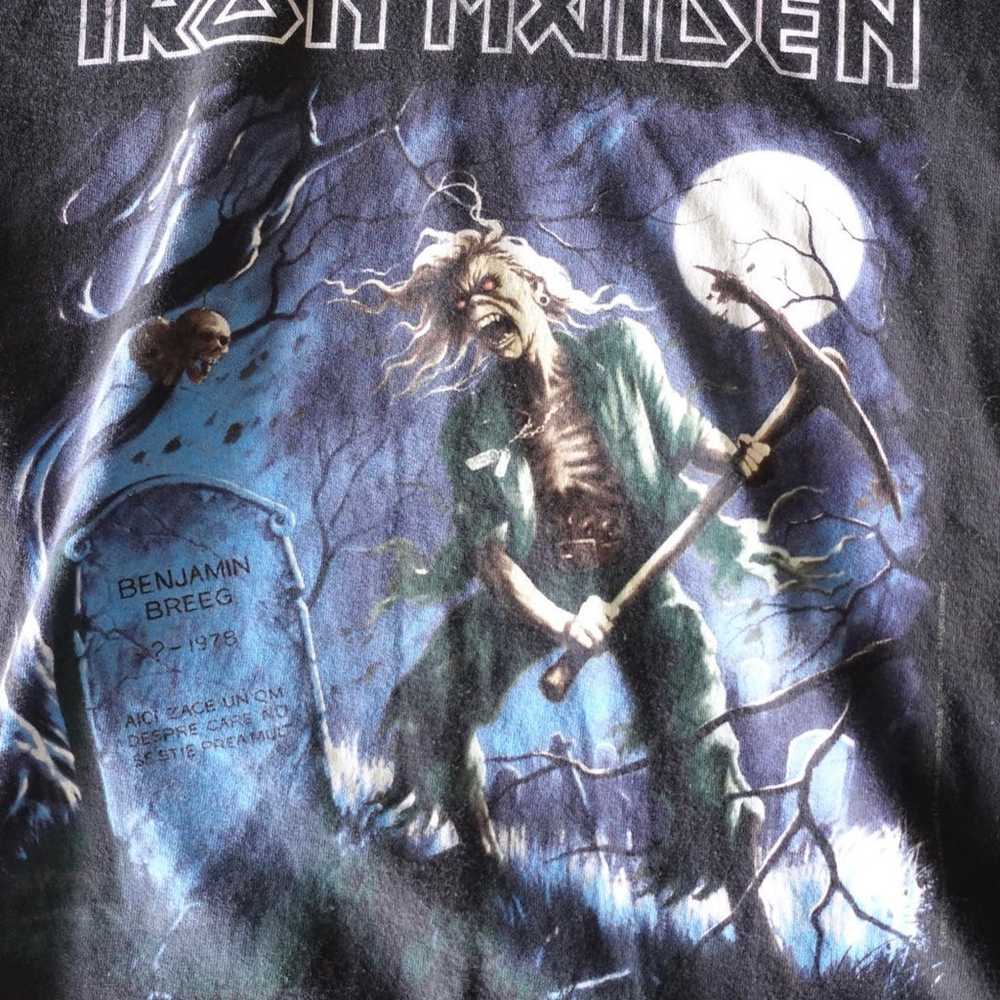 Iron Maiden womens small tour shirts - image 5