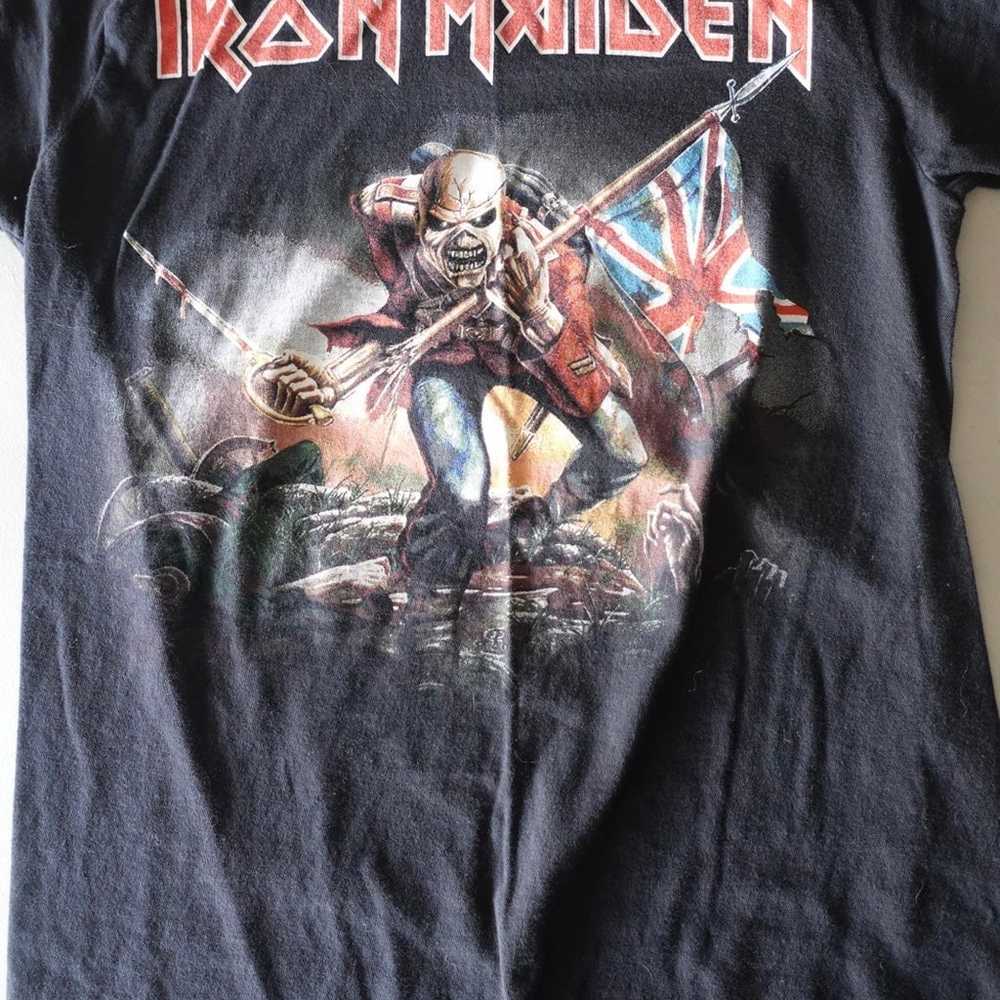 Iron Maiden womens small tour shirts - image 9