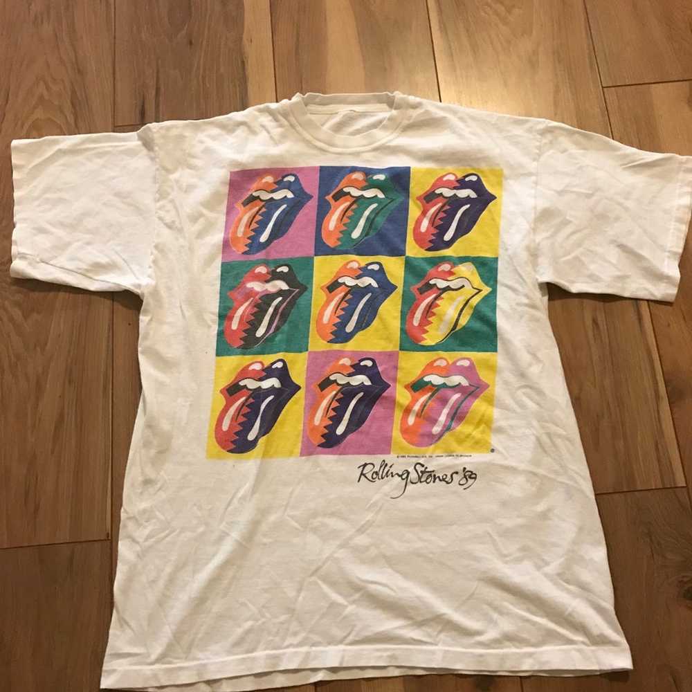 Vintage 1989 Rolling Stones t-shirt - image 1