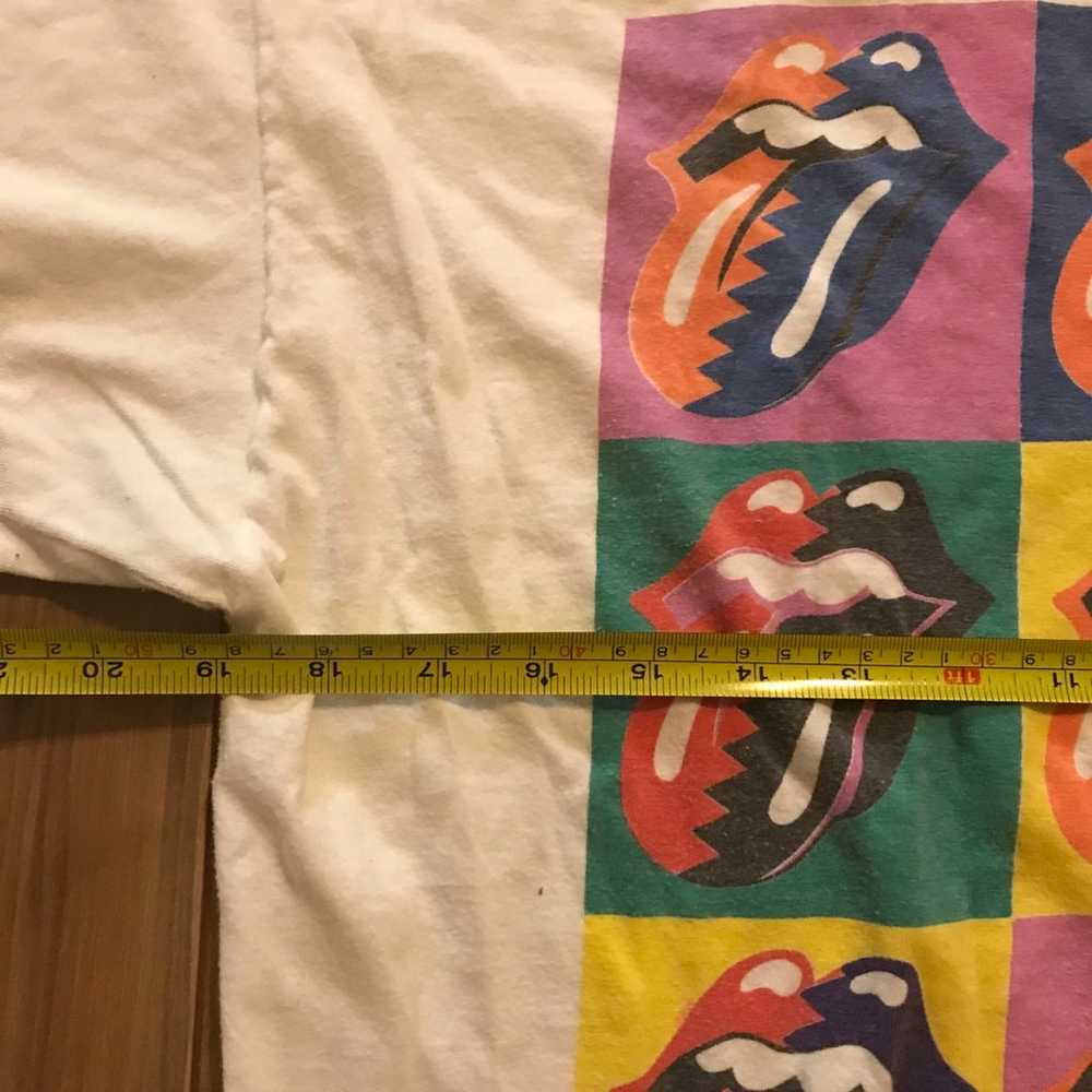 Vintage 1989 Rolling Stones t-shirt - image 9
