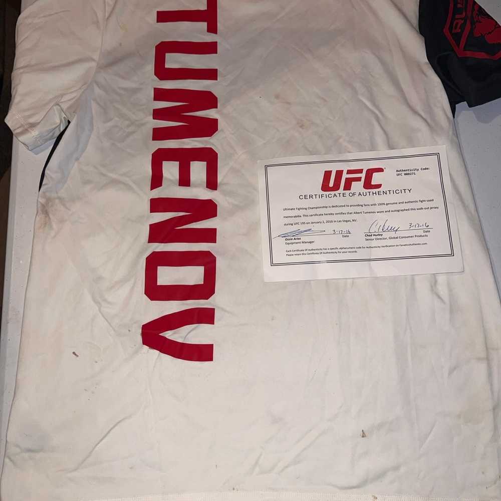 Mens Large Reebok UFC Official Fighter Jersey Wor… - image 2