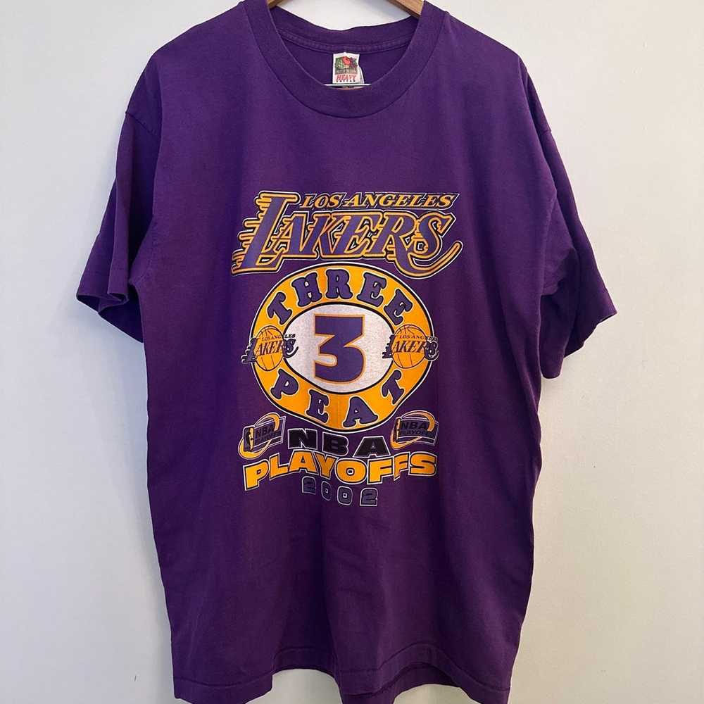 Vintage - 2002 Los Angeles Lakers 3 Peat Fever Ba… - image 1