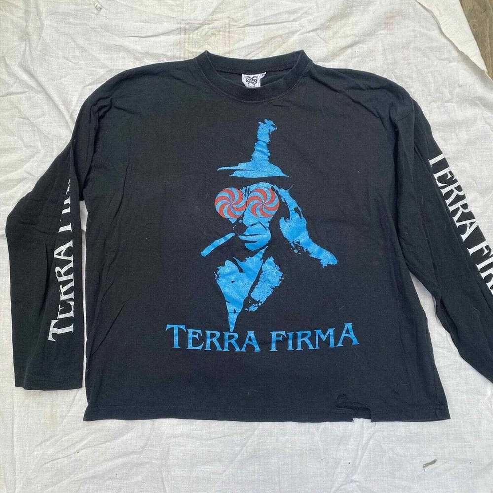 90s Vintage Terra Firma Swedish Metal Band Long S… - image 1