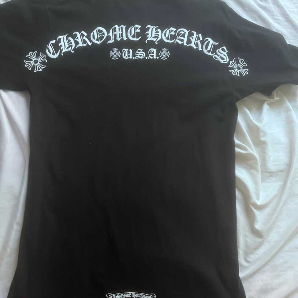 Black chrome hearts T-shirt - image 1