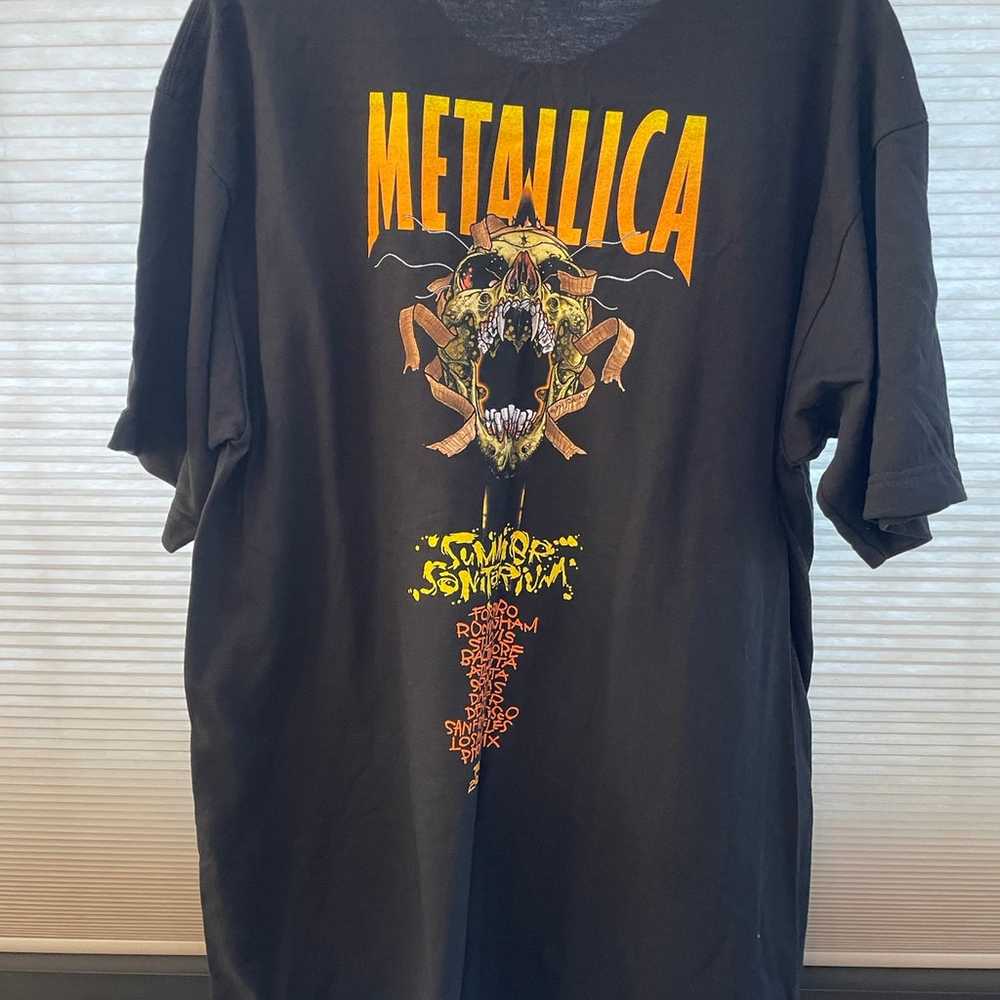 Vintage Metallica T-Shirt Pushead 2000 Summer San… - image 10
