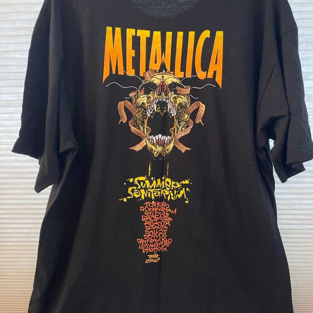 Vintage Metallica T-Shirt Pushead 2000 Summer San… - image 11