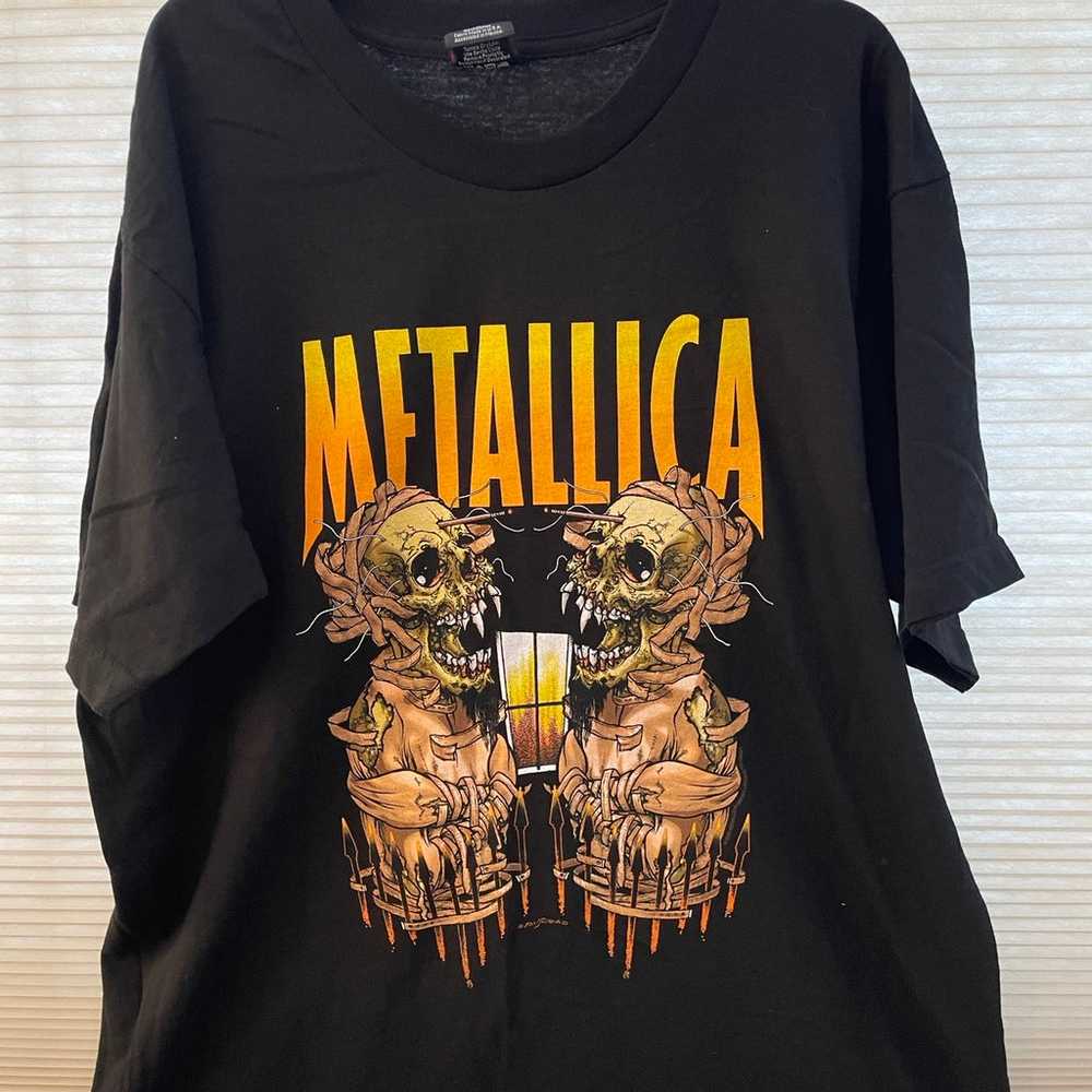 Vintage Metallica T-Shirt Pushead 2000 Summer San… - image 4