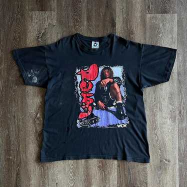 Vintage 1998 WCW WWE Raven Wrestling T-Shirt Size… - image 1