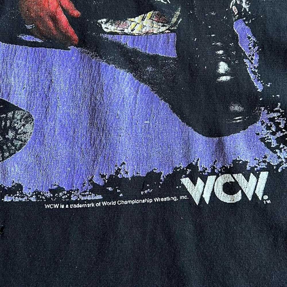 Vintage 1998 WCW WWE Raven Wrestling T-Shirt Size… - image 6