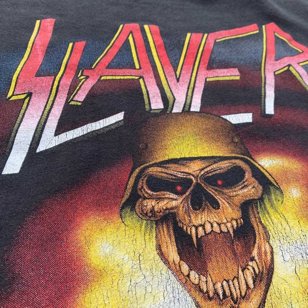 1992 Slayer European Tour Tee - image 5