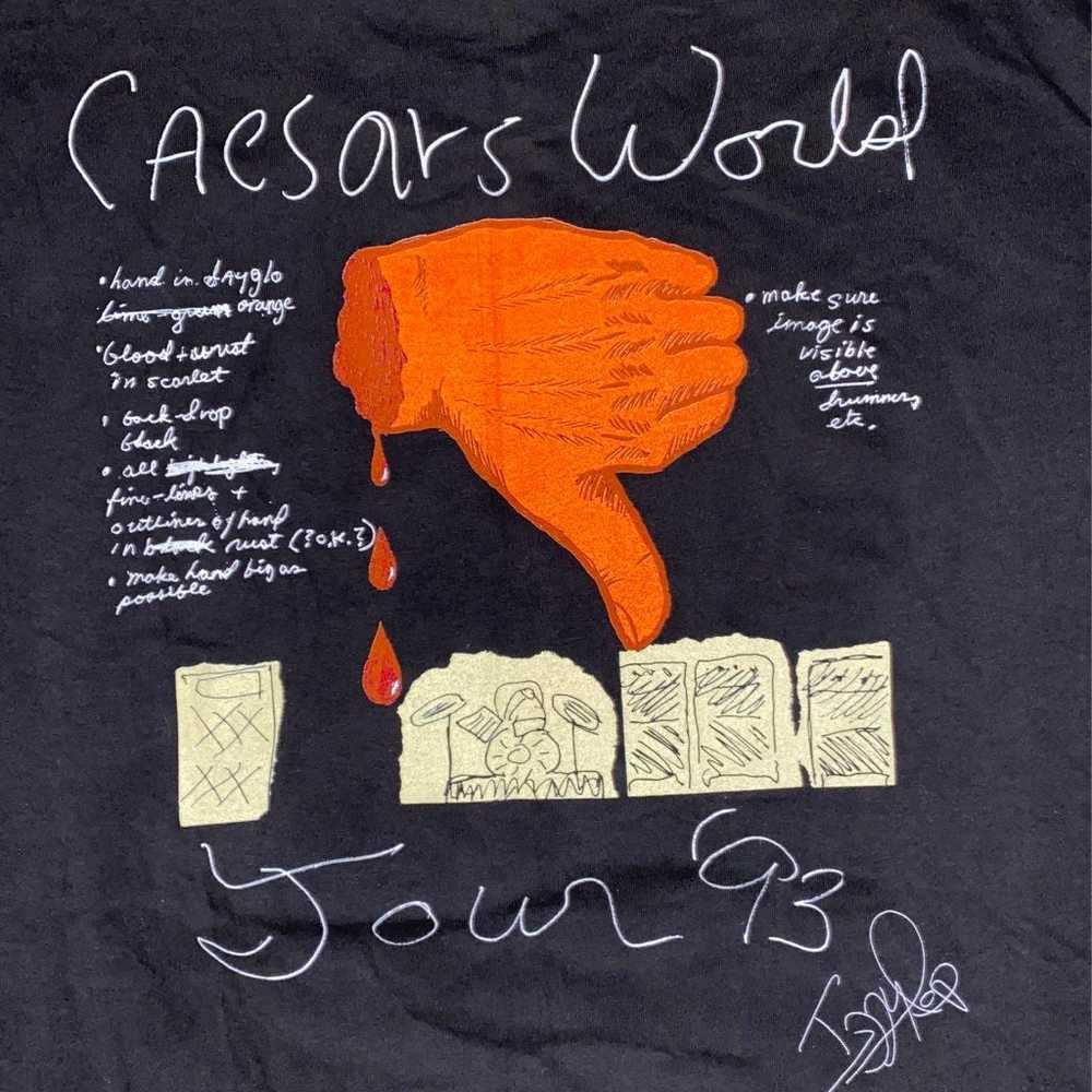 1993 Iggy Pop American Caesar Tour Shirt - image 6