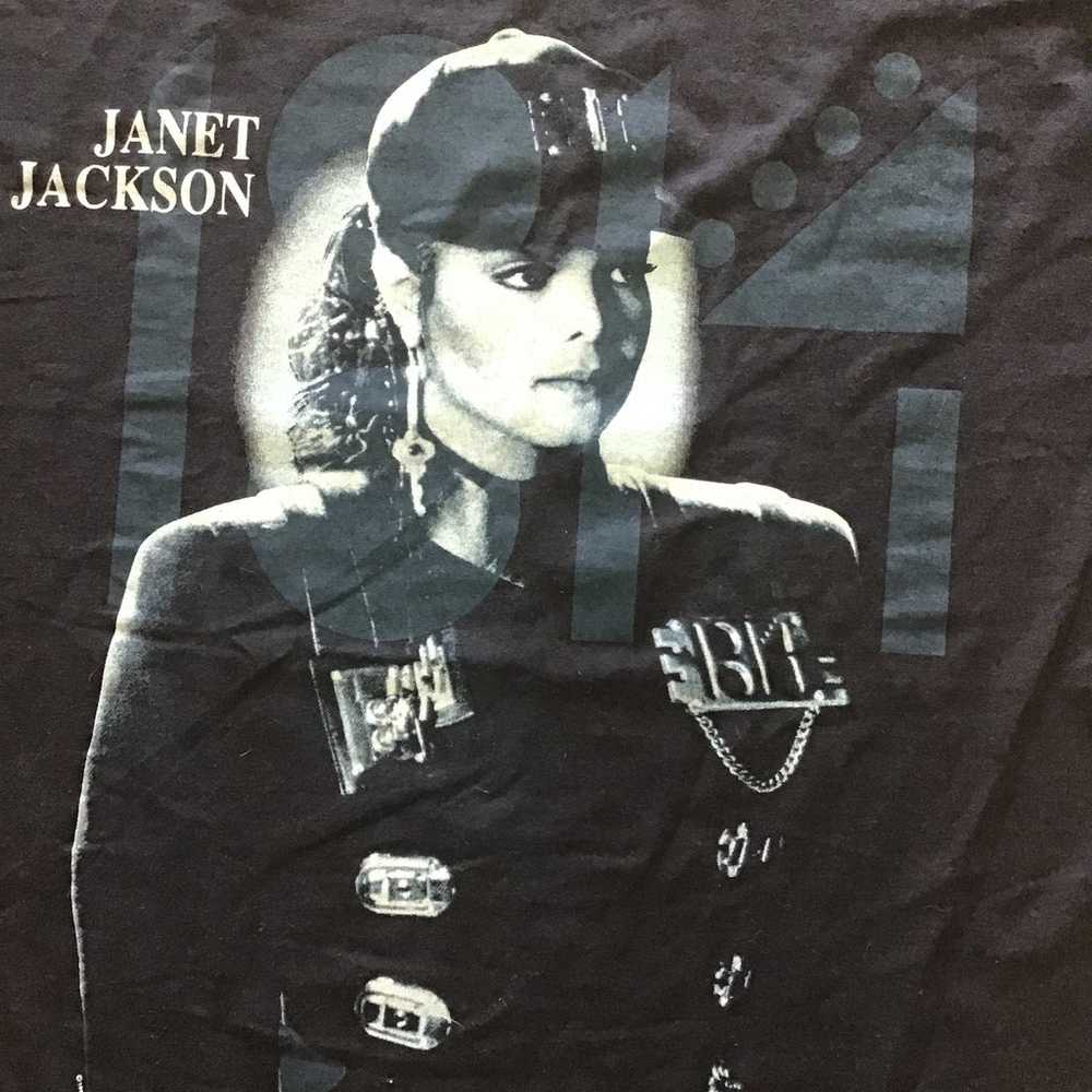 Vintage 1990 Janet Jackson “Rhythm Nation” Tour P… - image 2