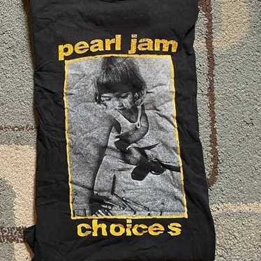 Vintage band rock grunge Pearl Jam Choices Shirt