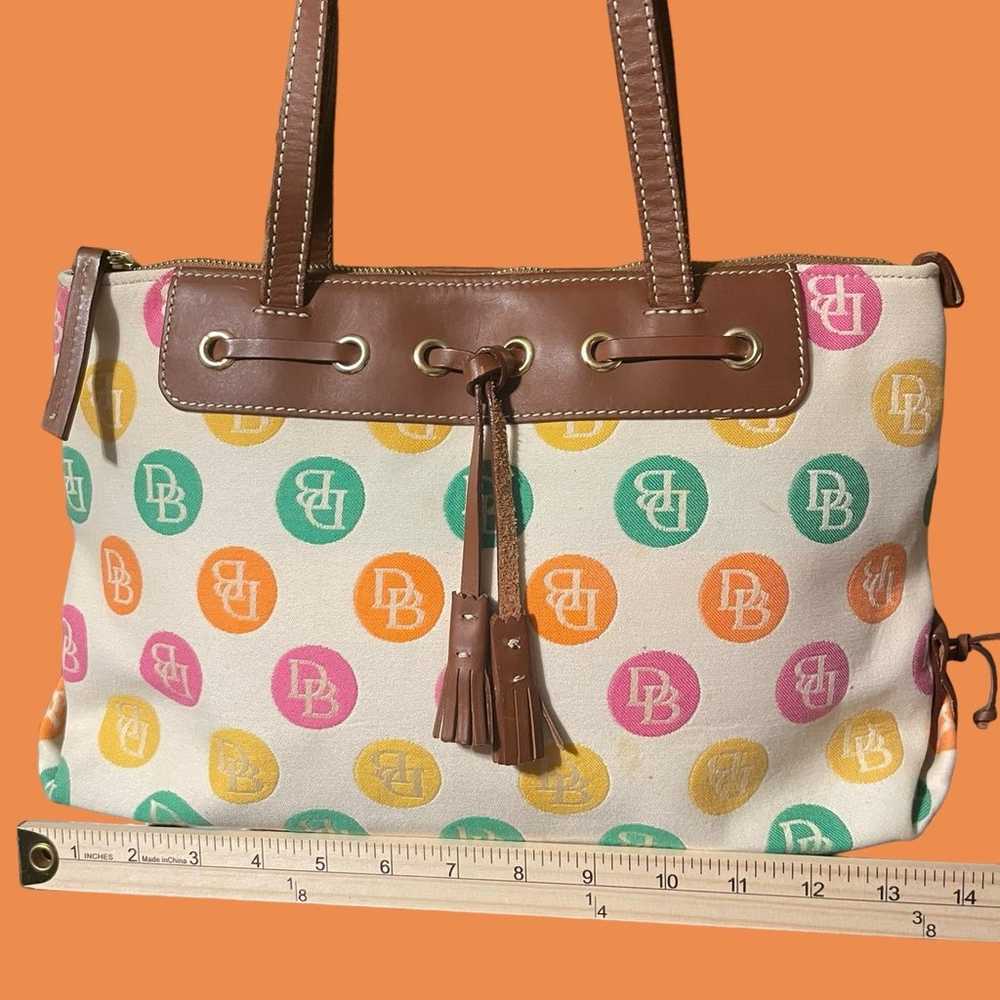 Dooney & Bourke Y2K multicolored handbag - image 10