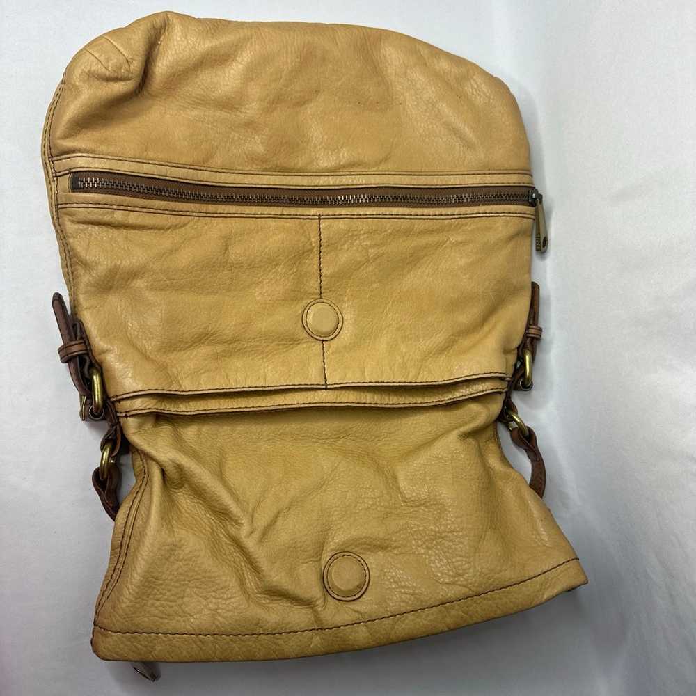 Fossil Explorer Large Brown Fold Over Messenger S… - image 5