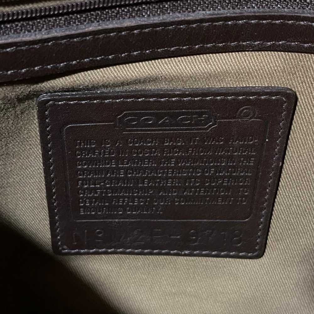 Coach Handbag Legacy Crescent Flap Shoulder Bag 9… - image 4