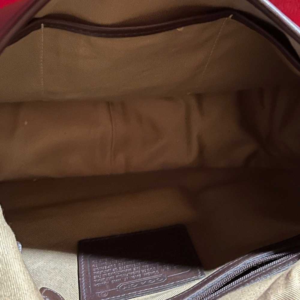 Coach Handbag Legacy Crescent Flap Shoulder Bag 9… - image 5