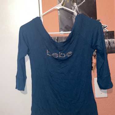 Teal Bebe top - image 1