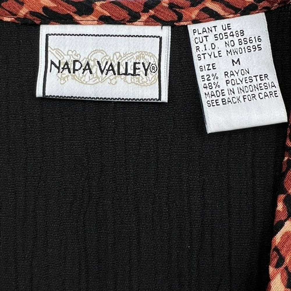 NAPA VALLEY Womens Top Attached Vest Accordian St… - image 8