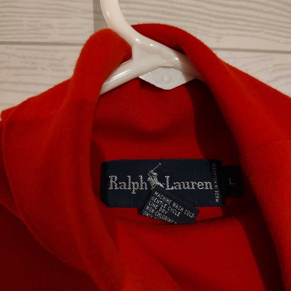 Rare Vintage Red Polo Ralph Lauren Fox Hunt Crest… - image 4