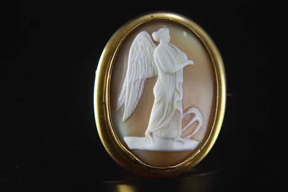 Victorian Cameo Brooch of Angel Hope - image 11