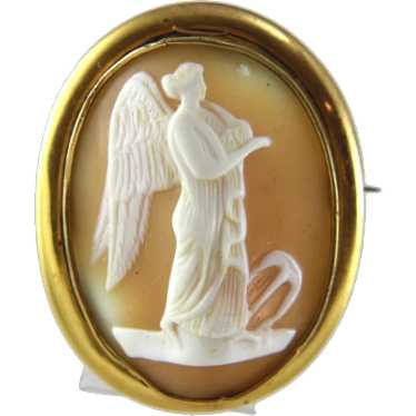 Victorian Cameo Brooch of Angel Hope - image 1