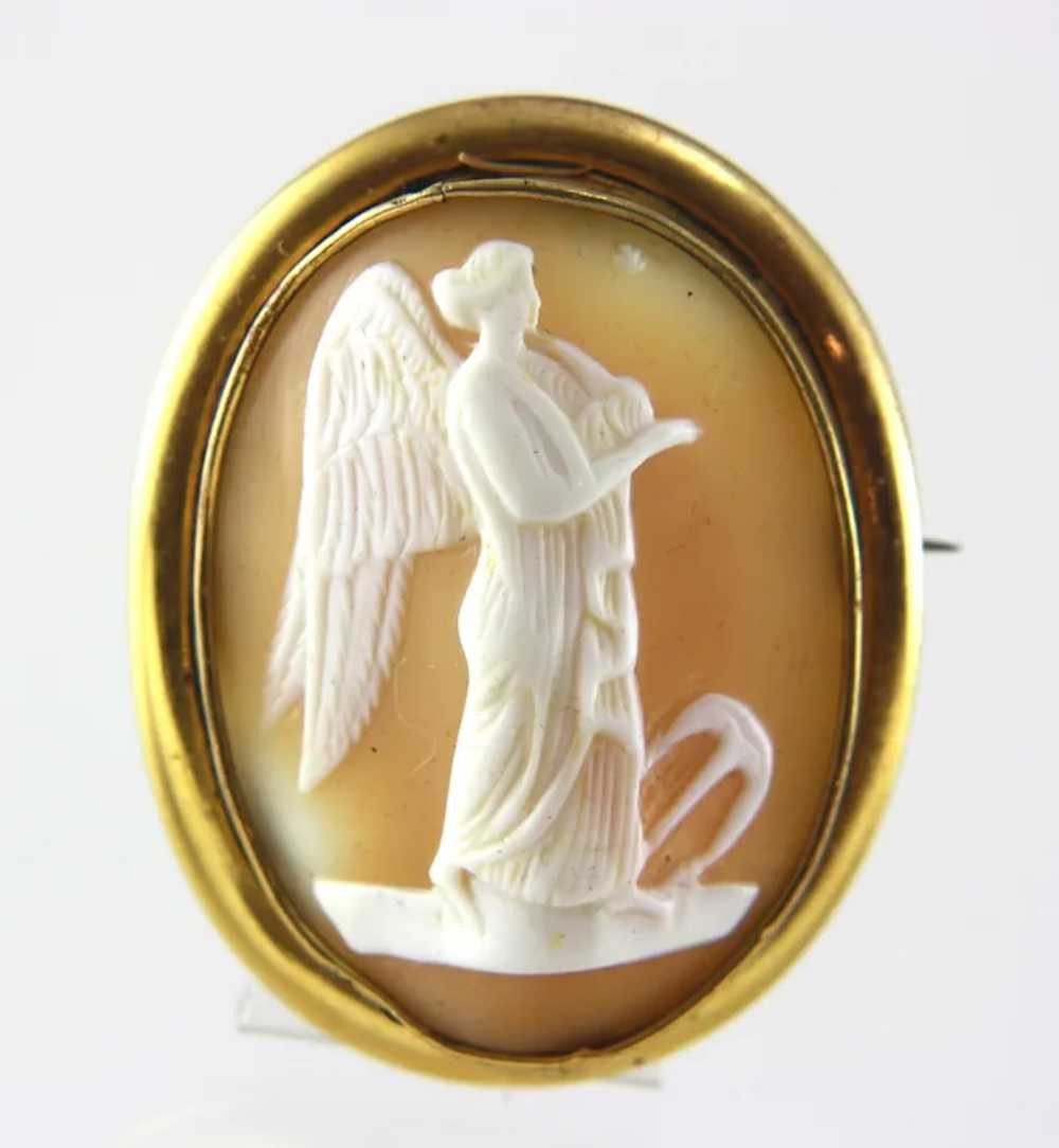 Victorian Cameo Brooch of Angel Hope - image 2